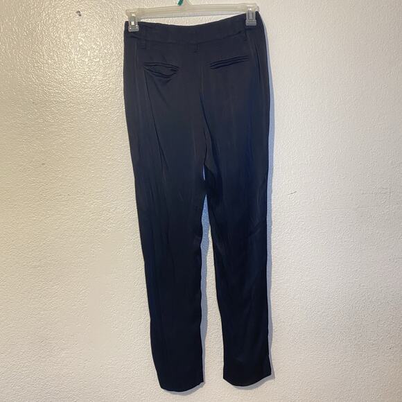 Gap Relaxed Satin Drapey Tapered Trousers Size 4 Tall 4T - Picture 8 of 11